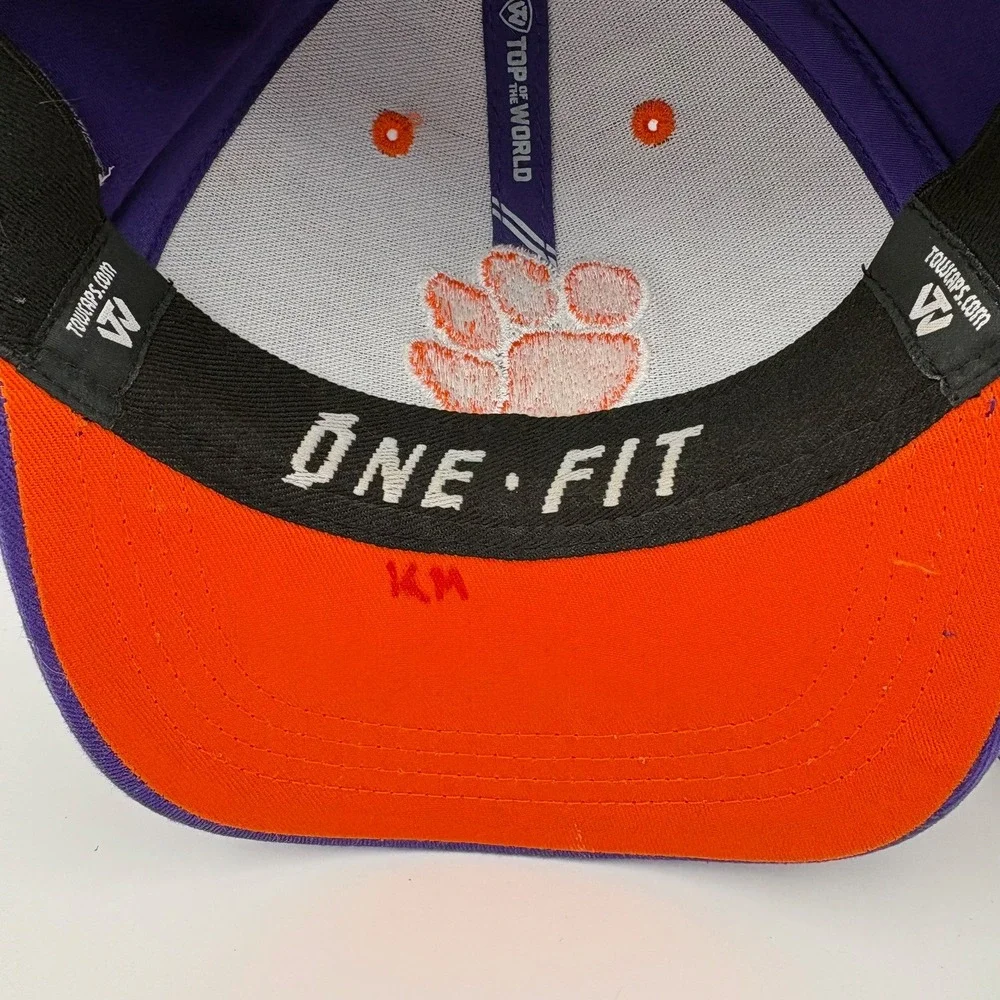 Top of the World Clemson Tigers Paw Logo Youth‎ One Fit Baseball Cap Purple